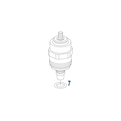 Уплотнительное кольцо электромагнитного клапана тнвд VE BOSCH 1460210006