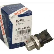 Датчик давления топлива в рампе (рейке), Фиат Добло 1.3, BOSCH 0281006164, Multijet, 2010 -
