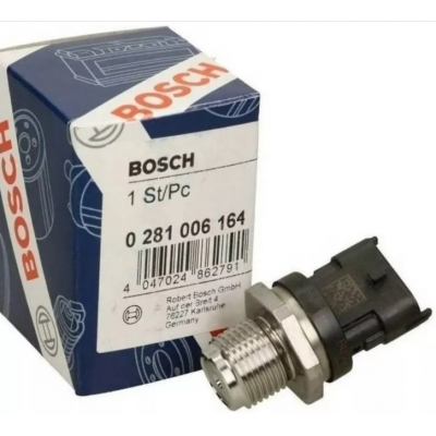 Датчик давления топлива в рампе (рейке), Фиат Добло 1.3, BOSCH 0281006164, Multijet, 2010 -
