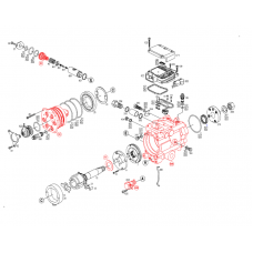 Плунжерная пара топливного насоса тнвд VP44 JOHN DEERE BOSCH 1468436053