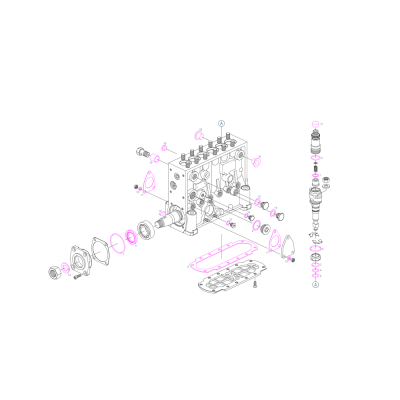 Ремкомплект 2417010037 Bosch 1346616 ТНВД типа PE(S) 6P..S3000