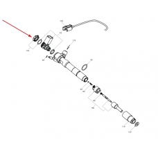 Заглушка пластиковая форсунки SKODA Octavia 1.6TDI DELPHI 7135-808 VAG