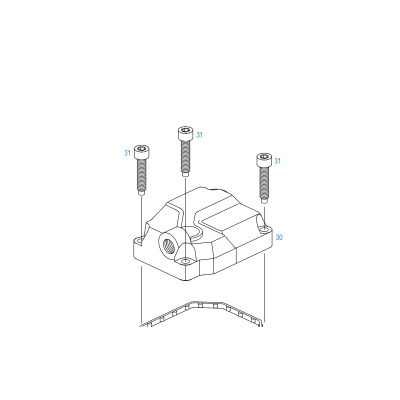 Болт крышки топливного насоса VE BOSCH F002D13664