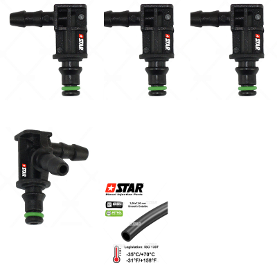 Ремкомплект обратки штуцера шланг RENAULT/Kangoo II 1.5 dci 0445110652