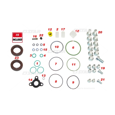 Ремкомплект тнвд топливного насоса Fiat Doblo 1.3 JTD F01M102390 Фиат Добло, Опель Астра 1.3 1.3 CDTi