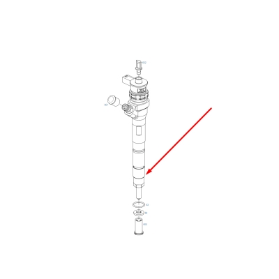 Гайка форсунки DX064015 для BOSCH 110 серии