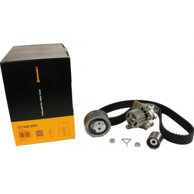 Комплект ремня ГРМ 1.9-2.0TDI/SDI /Caddy III CT1028WP3 vw passat golf skoda Кадди (ремень + ролики + помпа)