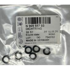 Колечко трубки обратки N90955703 кольцо патрубка топливной рампы рейки VW Caddy 1.9 / 2.0 Passat T5