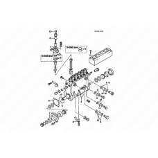 Ремкомплект топливного насоса тнвд DENSO 190440-0380 Hyundai D4AL Богдан